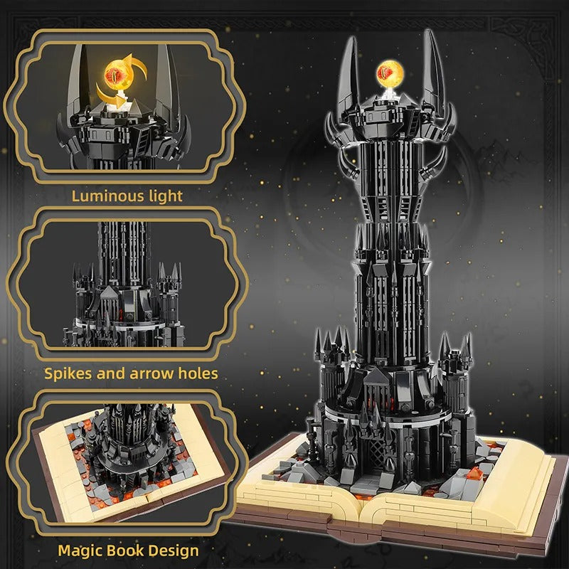 Discover the mystical charm of this intricately designed tower featuring a luminous orb, detailed spikes, and a whimsical book base that ignites the imagination. Perfect for fantasy enthusiasts and collectors seeking a magical display piece. #FantasyTower #Collectible #MagicDesign