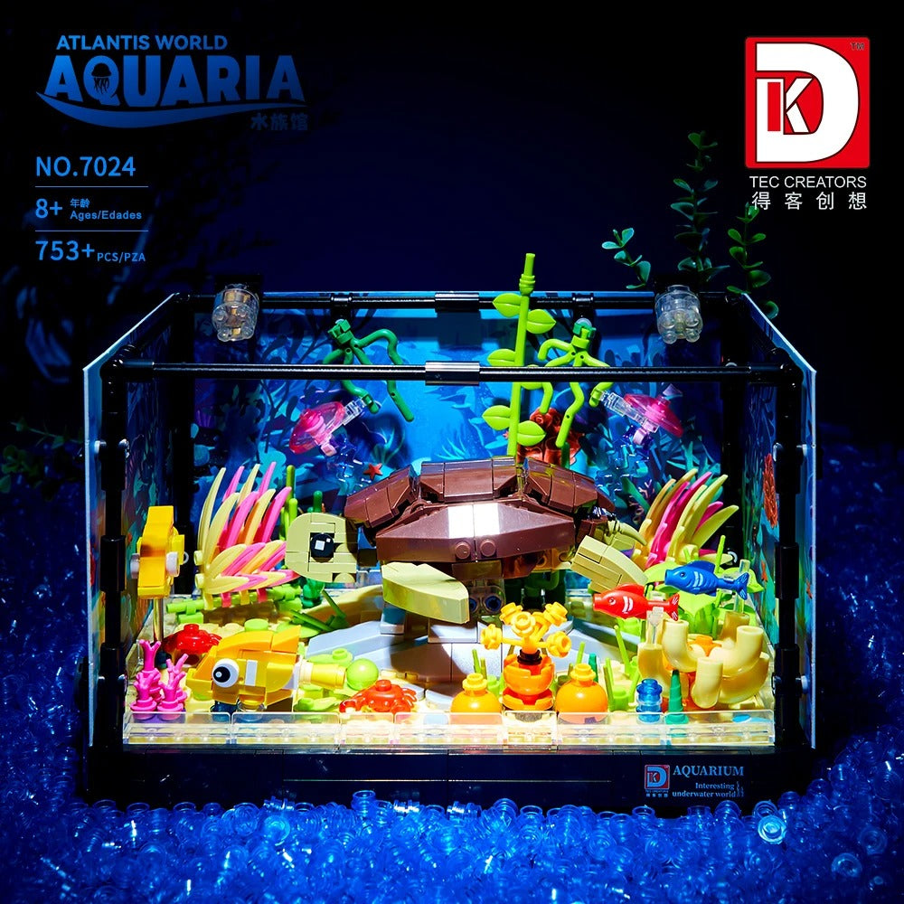 Discover the enchanting Atlantis World Aquaria, a colorful, intricate LEGO-style set with 753 pieces for creative underwater play. Ideal for ages 8+, ignite imagination with this playful aquarium adventure. #AtlantisWorld #AquariumBuildKit #CreativePlay #FamilyFun