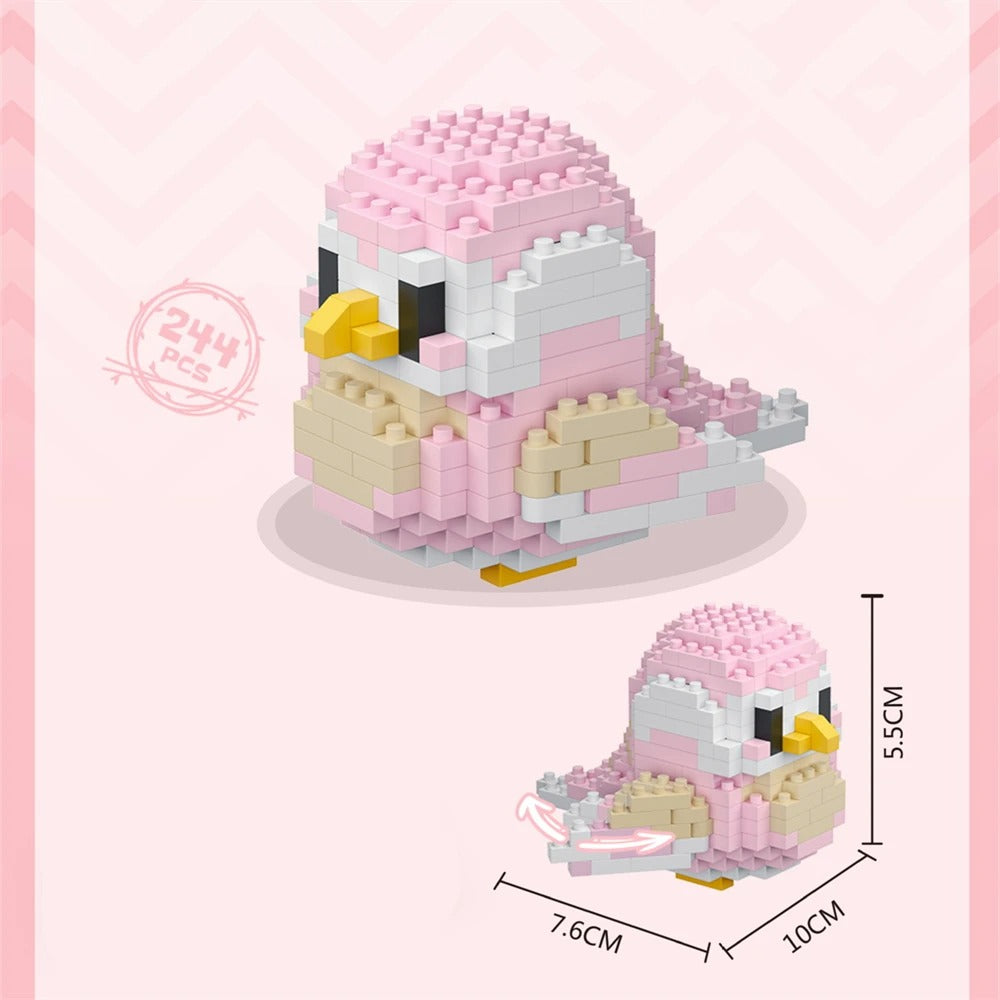 Small Cute Birds Building Sets - Brick Bar