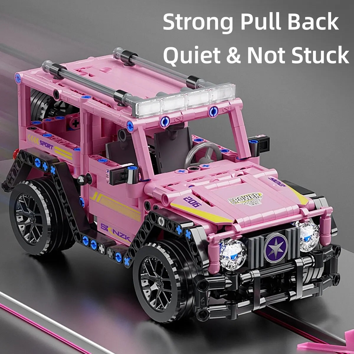 Pink Jeep - Brick Bar