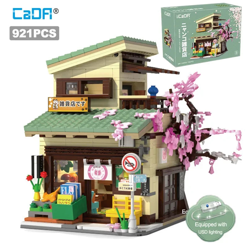 Japanese Style Grocery Store House Building