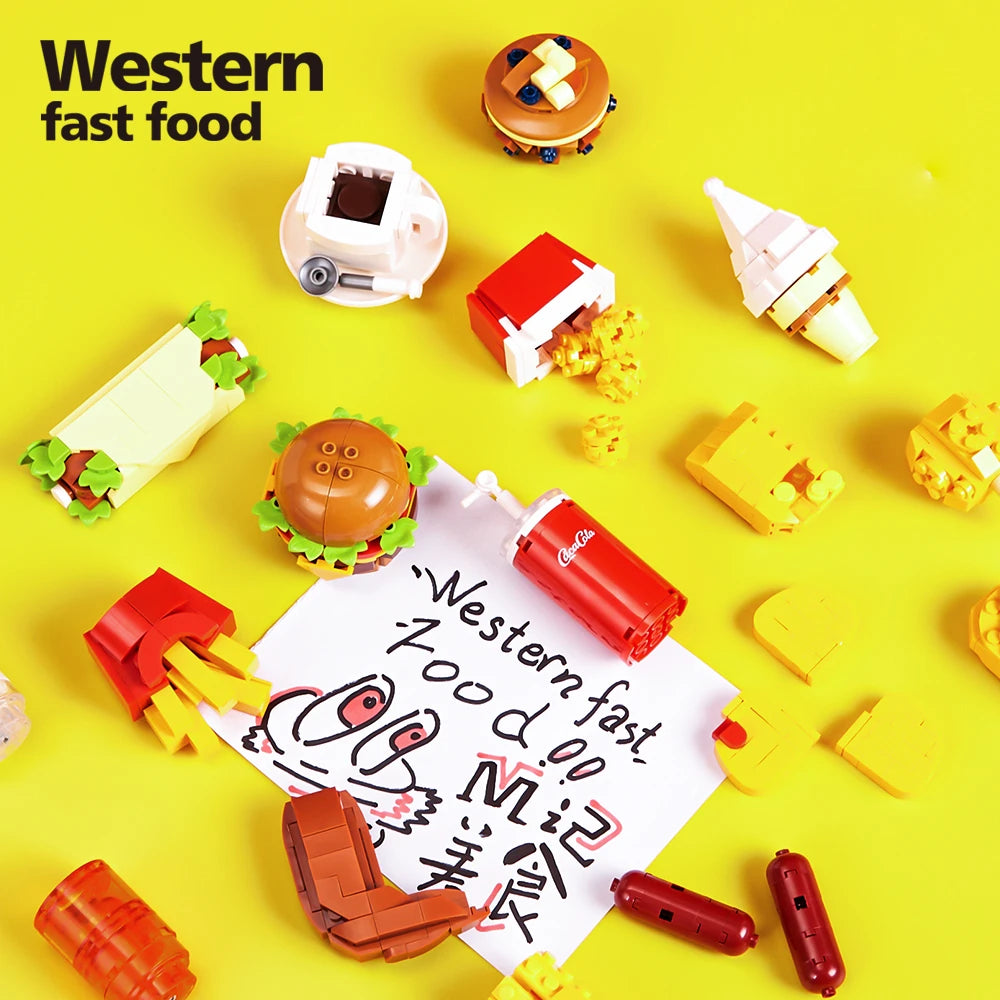 Western Fast Food Bricks