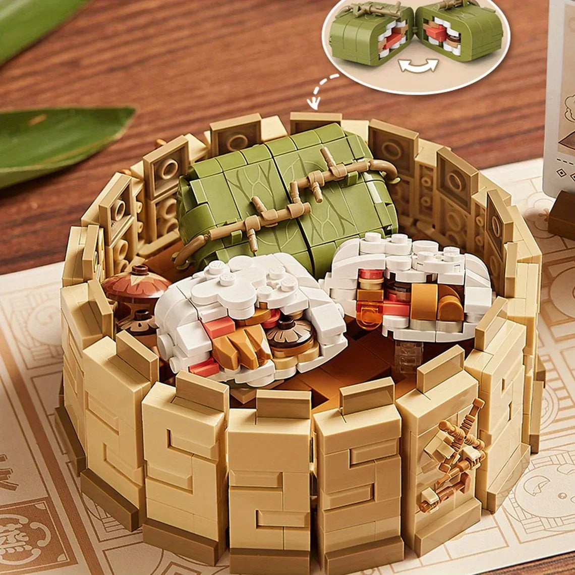 Explore this intricate, LEGO-style sushi bar set, complete with detailed maki rolls and sashimi, perfect for creative building and play. An ideal gift for foodies and enthusiasts. #LEGOsushi #CreativePlay #BuildingKits #GiftIdeas #ToyPhotography