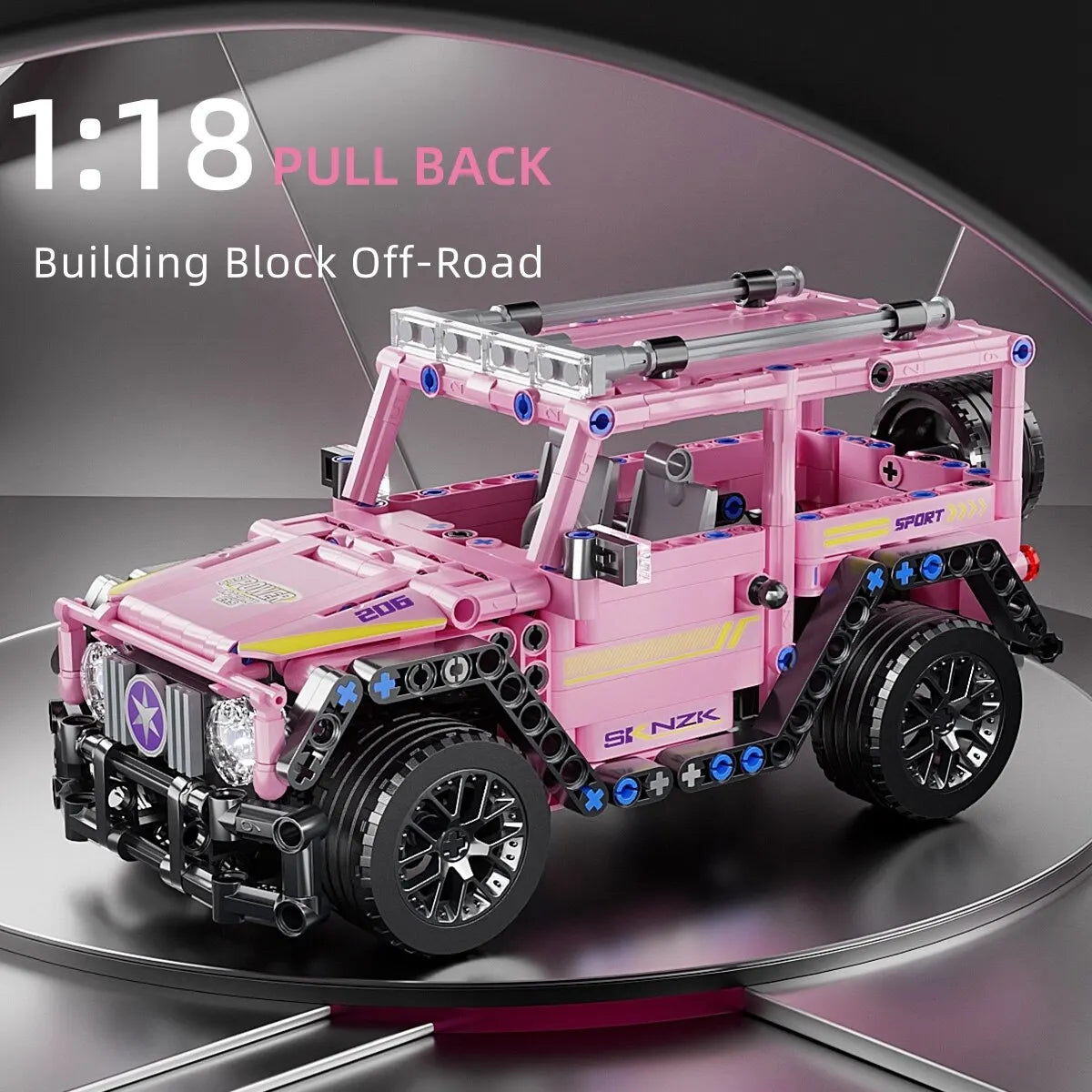 Pink Jeep - Brick Bar