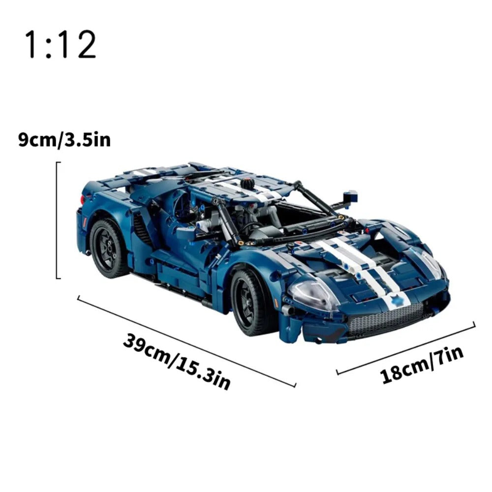 Technical 1:12 Supercar Building Blocks - Brick Bar