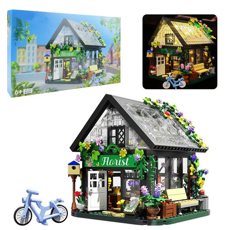 Flower House Building Set - Brick Bar