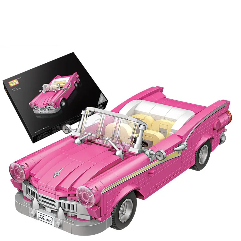 Pink Convertible Car - Brick Bar